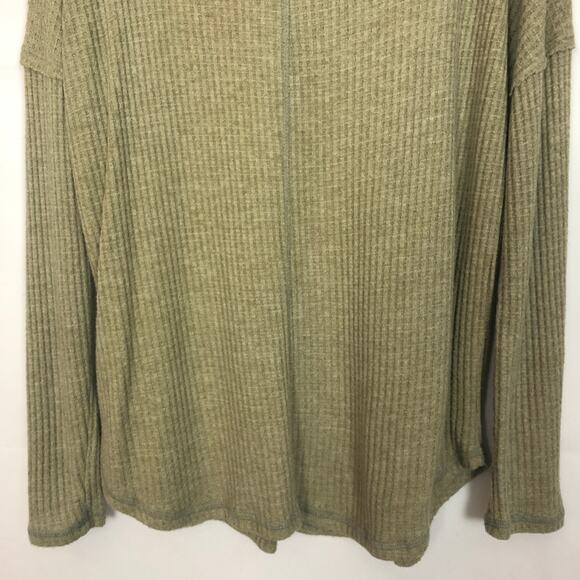 First Love by Lovelyn Waffle Knit Long Sleeve Top Size Large - Picture 8 of 10